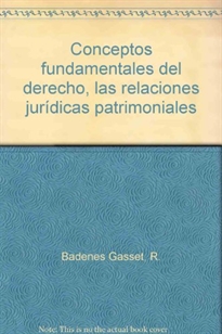 Books Frontpage Conceptos Fundamentales del Derecho. 12ª Edición