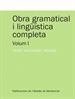 Front pageObra gramatical i lingüística completa, Volum 1