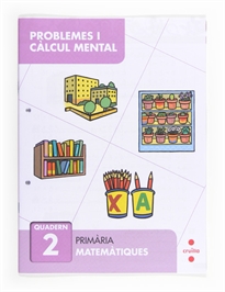 Books Frontpage Problemes i càlcul mental 2. Primària
