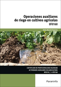 Books Frontpage Operaciones auxiliares de riego en cultivos agrícolas