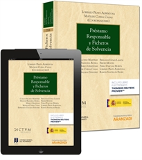 Books Frontpage Préstamo responsable y ficheros de solvencia (Papel + e-book)