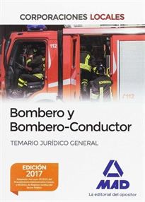 Books Frontpage Bombero y Bombero-Conductor. Temario Jurídico General
