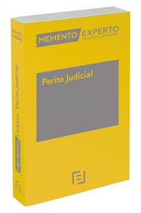 Books Frontpage Memento Experto Perito Judicial