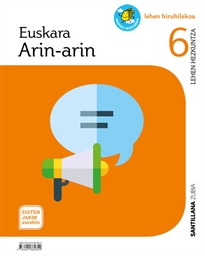 Books Frontpage Euskara Arin-Arin Letraz Letra 6 Lehen Hiruhilekoa Egiten Jakin Zurekin