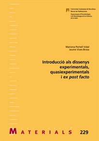 Books Frontpage Introducció als dissenys experimentals, quasiexperimentals i ex post facto