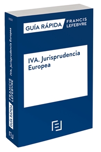 Books Frontpage Guía Rápida IVA. Jurisprudencia Europea