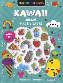 Books Frontpage Kawaii - Pegatinas brillantes