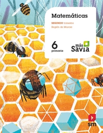 Books Frontpage Matemáticas. 6 Primaria. Mas Savia. Murcia