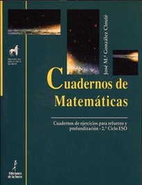 Books Frontpage Cuadernos de matemáticas. Cuadernos de ejercicios para refuerzo y profundización 2.º ciclo E.S.O