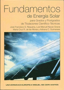 Books Frontpage Fundamentos de energía solar para grados y postgrados de titulaciones científico-técnicas