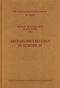 Books Frontpage Archaeometallurgy in Europe IV