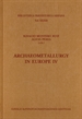 Front pageArchaeometallurgy in Europe IV