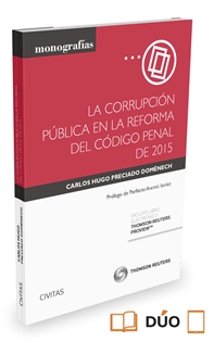 Books Frontpage La corrupción pública en la reforma del Código penal de 2015 (Papel + e-book)