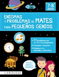 Books Frontpage Enigmas y problemas de mates para pequeños genios (7-8 años)