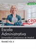 Front pageEscala Administrativa. Universidad Complutense de Madrid. Temario Vol. II