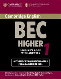 Books Frontpage Cambridge BEC Higher 1