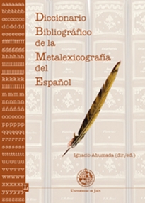 Books Frontpage Diccionario bibliográfico de la metalexicografía del español