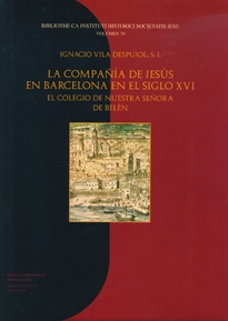 Books Frontpage La Compañía de Jesús en Barcelona en el siglo XVI