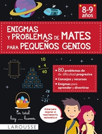 Books Frontpage Enigmas y problemas de mates para pequeños genios (8-9 años)
