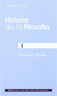 Books Frontpage Historia de la filosofía. I: Grecia y Roma