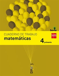 Books Frontpage Cuaderno de matemáticas. 4 Primaria. Savia
