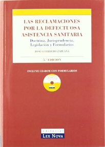 Books Frontpage Las reclamaciones por la defectuosa asistencia sanitaria