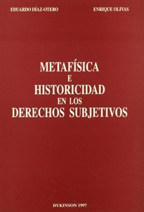 Books Frontpage Metafísica e historicidad en los derechos subjetivos