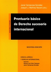 Books Frontpage Prontuario básico de derecho sucesorio internacional