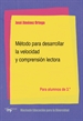 Front pageMétodo para desarrollar la velocidad y comprensión lectora