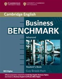 Books Frontpage Business Benchmark Advanced Student's Book BEC Edition