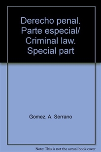 Books Frontpage Derecho penal. Parte especial
