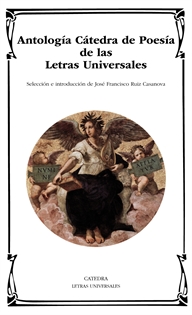 Books Frontpage Antología Cátedra de Poesía de las Letras Universales