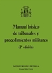 Front pageManual básico de tribunales y procedimientos militares
