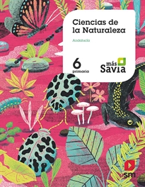 Books Frontpage Ciencias de la naturaleza. 6 Primaria. Mas Savia. KC. Andalucía
