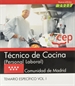 Front pageTécnico de Cocina (Personal Laboral). Comunidad de Madrid. Temario específico. Vol. I