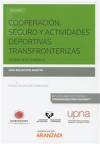 Books Frontpage Cooperación, Seguro y Actividades deportivas transfronterizas.  (Papel + e-book)