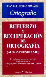 Books Frontpage Refuerzo y recuperación de ortografía