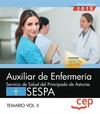 Books Frontpage Auxiliar de Enfermería del Servicio de Salud del Principado de Asturias. SESPA. Temario Vol.I