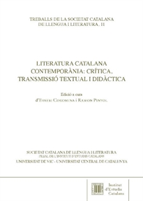 Books Frontpage Literatura catalana contemporània