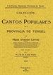 Front pageColección de cantos populares de la provincia de Teruel