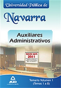 Books Frontpage Promoción compra conjunta auxiliar administrativo ayuntamiento de madridAuxiliares administrativos de la universidad pública de navarra. Temario vol.I (temas 1 a 8)