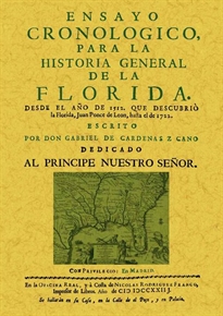 Books Frontpage Ensayo cronológico para la historia general de la Florida.