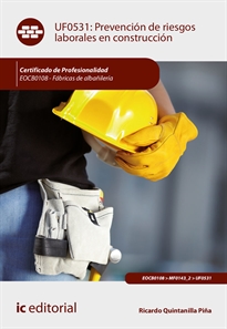 Books Frontpage Prevención de riesgos laborales en construcción. EOCB0108 - Fábricas de albañilería