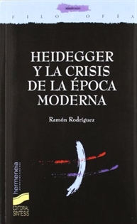 Books Frontpage Heidegger y la crisis de la época moderna