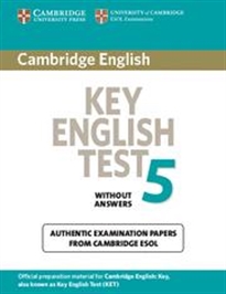Books Frontpage Cambridge Key English Test 5 Student's Book without answers