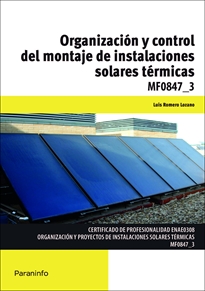 Books Frontpage Organización y control del montaje de instalaciones solares térmicas