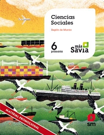 Books Frontpage Ciencias sociales. 6 Primaria. Mas Savia. Murcia