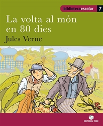 Books Frontpage Biblioteca Escolar 07 - La volta al món en 80 dies -Jules Verne-