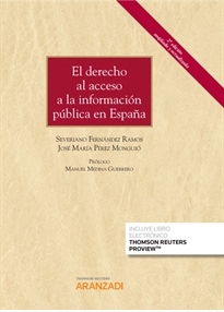 Books Frontpage El derecho al acceso a la información pública en España (Papel + e-book)