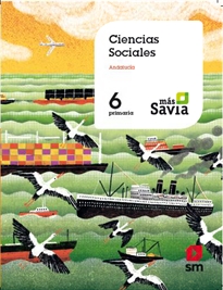 Books Frontpage Ciencias sociales. 6 Primaria. Key Concepts. Mas Savia. Andalucía